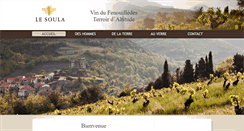 Desktop Screenshot of le-soula.com